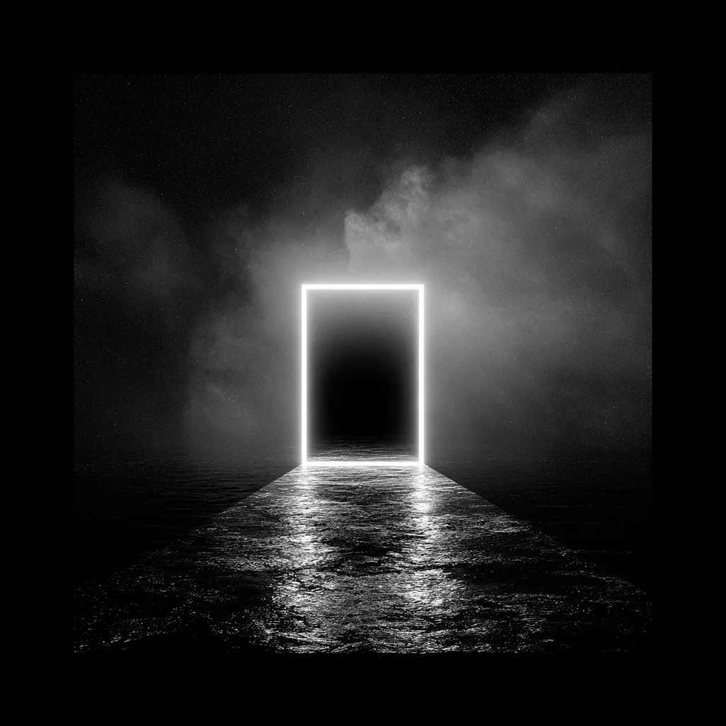 Abstract glitch data visualization